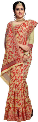 jayant creation Self Design Jamdani Cotton Silk Saree(Multicolor)