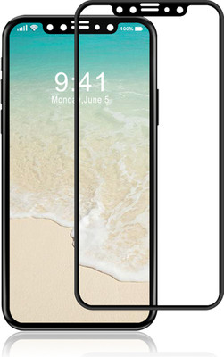 9H Edge To Edge Tempered Glass for Apple iPhone X / iPhone Xs (Premium 6D 9H Full Glue)(Pack of 1)