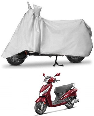 DgTrendz Two Wheeler Cover for Hero(Silver)