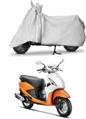 DgTrendz Two Wheeler Cover for Hero(Pleasure, Silver)