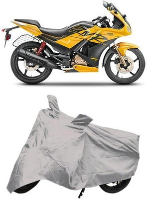 DgTrendz Two Wheeler Cover for Hero(Karizma ZMR, Silver)