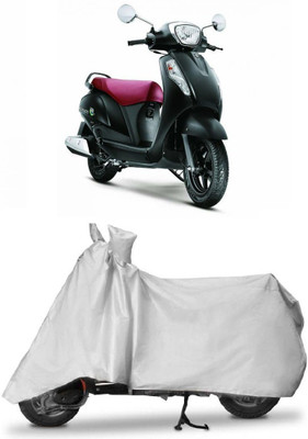 DgTrendz Two Wheeler Cover for Suzuki(Access, Silver)