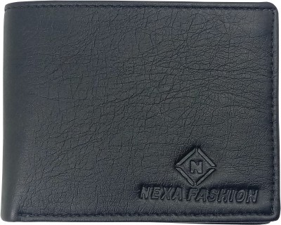 NEXA FASHION Men Casual Black Artificial Leather Wallet(5 Card Slots)