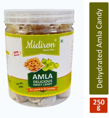 Midiron Organic and Natural Dehydrated Amla Candy 250 gm Amla Candy(250 g)