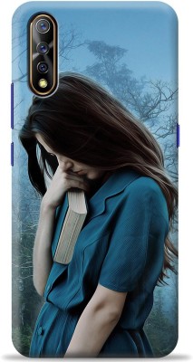 Loffar Back Cover for Vivo Z1x(Blue, Shock Proof, Pack of: 1)