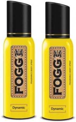 Fogg Fantastic Dynamic Deodorant Spray  -  For Men  (240 ml, Pack of 2)