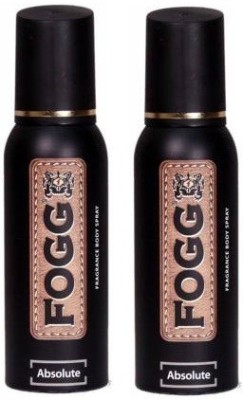 Fogg Absolute Deodorant Spray  -  For Men  (240 ml, Pack of 2)