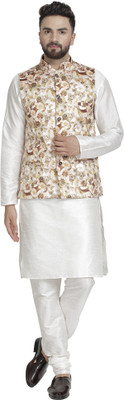 BEN COOPER Men Kurta Churidar Ethnic Jacket Set
