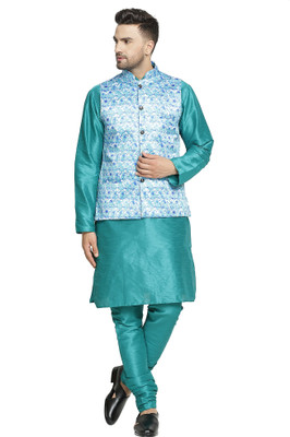 BEN COOPER Men Kurta Churidar Ethnic Jacket Set