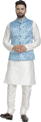 B BEN Men Kurta Pyjama Ethnic Jacket Set