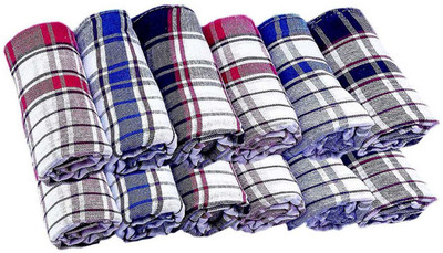 Ninki Fresh Time to Clean Multicolor Cloth Napkins(12 Sheets)
