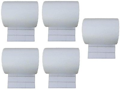 youtech 33MMX15MM (1.3 inch X0.59 inch) Barcode Label Self-adhesive Paper Label (White) 1ROLL 8300 LABELS set of 5 Roll Labels In Roll, Permanent Self Adhesive Paper Label(White)