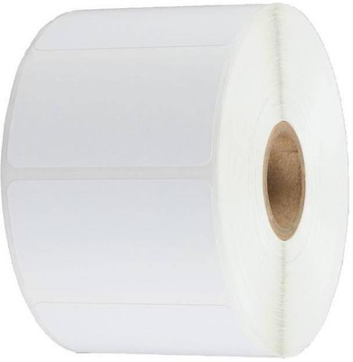 youtech 50MMX30MM (2inch X1.5inch) Barcode Label Self-adhesive Paper Label (White) 1ROLL 1500 LABELS set of 1 Roll Labels In Roll, Permanent Self Adhesive Paper Label(White)