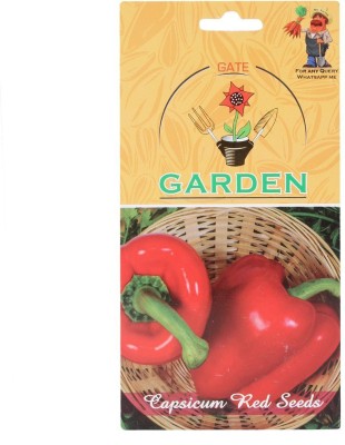 DIOART ™ XX-587-Garden Capsicum Red Hybrid Seed Seed(150 per packet)