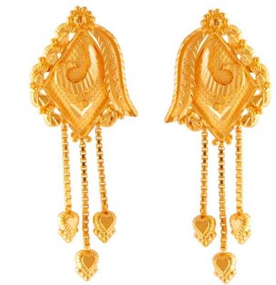 PC Chandra Jewellers Yellow Gold 22kt Stud Earring Price History