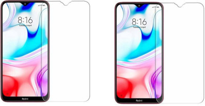 SRT Tempered Glass Guard for Mi Redmi 8(Pack of 2)