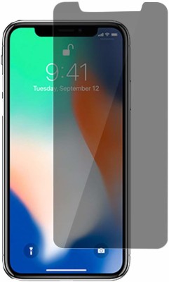 Wideals Edge To Edge Tempered Glass for Apple iPhone X Privacy Screen Protector(Pack of 1)