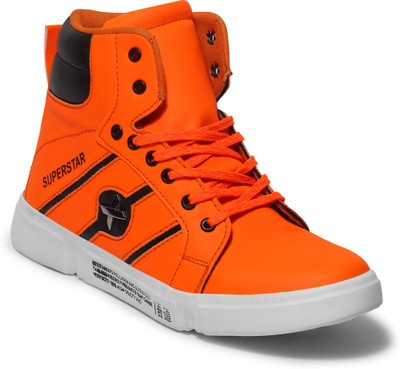 Zixer STAGE FIRE X ©Genuine Dancing Shoes For Men Dancing Shoes For Men(Orange, Black)