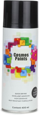 Cosmos Paints Black Spray Paint 400 ml(Pack of 1)