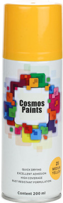 Cosmos Paints Yellow Spray Paint 200 ml(Pack of 1)