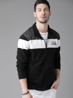 Roadster Full Sleeve Color Block Men Sweatshirt