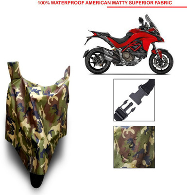 MSR STORE Waterproof Two Wheeler Cover for Ducati(Blue)