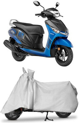 DgTrendz Two Wheeler Cover for Yamaha(Alpha, Silver)