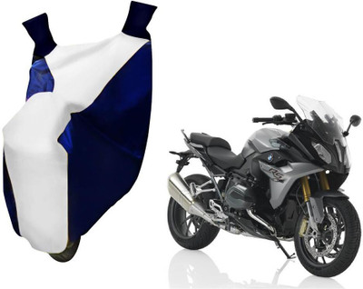 WolkomHome Two Wheeler Cover for BMW(R 1200 GS, Blue, White)