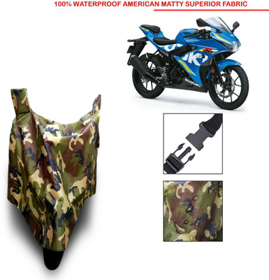 MSR STORE Waterproof Two Wheeler Cover for Suzuki(Gixxer, Multicolor)