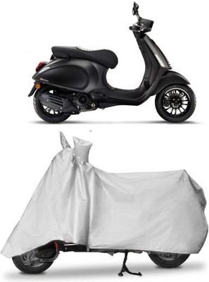 DgTrendz Two Wheeler Cover for Piaggio(Piaggio Vespa, Silver)