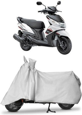 DgTrendz Two Wheeler Cover for Yamaha(Ray Z, Silver)