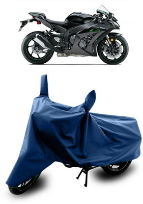 SnehaSales Waterproof Two Wheeler Cover for Kawasaki(Blue)