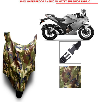 MSR STORE Waterproof Two Wheeler Cover for Suzuki(Blue)