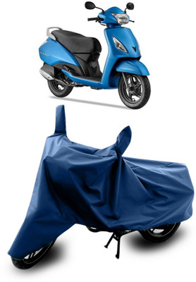 MSR STORE Waterproof Two Wheeler Cover for TVS(Jupiter, Blue)
