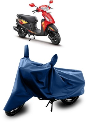 MSR STORE Waterproof Two Wheeler Cover for Hero(Pleasure, Blue)