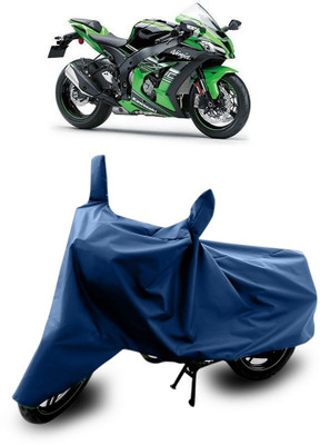 SnehaSales Waterproof Two Wheeler Cover for Kawasaki(Blue)