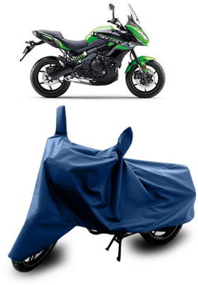 SnehaSales Waterproof Two Wheeler Cover for Kawasaki(Blue)