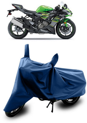 SnehaSales Waterproof Two Wheeler Cover for Kawasaki(Blue)