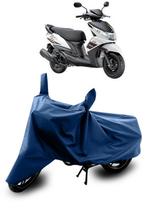 MSR STORE Waterproof Two Wheeler Cover for Yamaha(Ray Z, Blue)