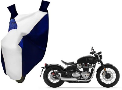 WolkomHome Two Wheeler Cover for Triumph(Blue, White)