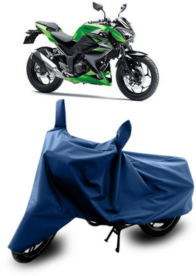 SnehaSales Waterproof Two Wheeler Cover for Kawasaki(Blue)