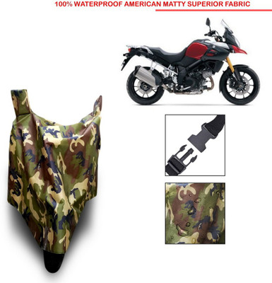 MSR STORE Waterproof Two Wheeler Cover for Suzuki(Blue)