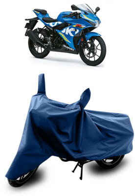 MSR STORE Waterproof Two Wheeler Cover for Suzuki(Gixxer, Blue)