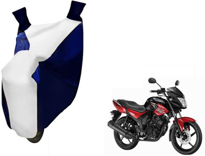 WolkomHome Two Wheeler Cover for Yamaha(SZ-RR, Blue, White)