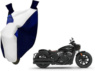 WolkomHome Two Wheeler Cover for Universal For Bike(Blue, White)