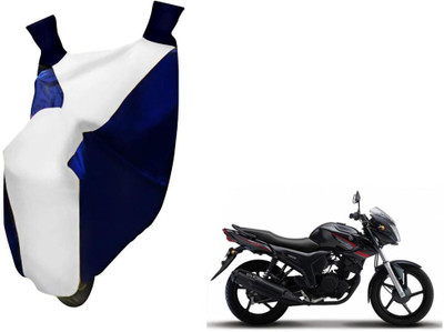 WolkomHome Two Wheeler Cover for Yamaha(SZ X, Blue, White)