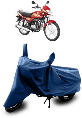 MSR STORE Two Wheeler Cover for Hero(HF Deluxe, Blue)