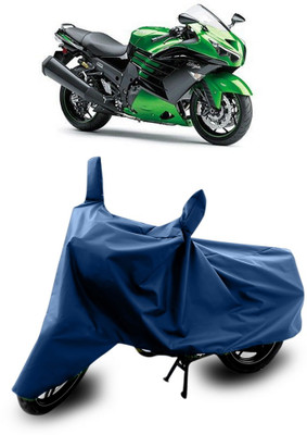 SnehaSales Waterproof Two Wheeler Cover for Kawasaki(Blue)