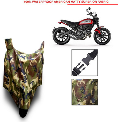 MSR STORE Waterproof Two Wheeler Cover for Ducati(Blue)