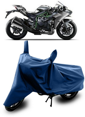 Mdstar Waterproof Two Wheeler Cover for Kawasaki(Blue)